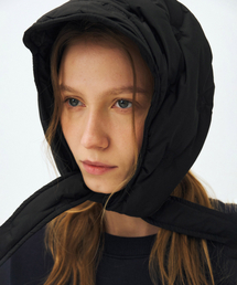 MAIS（マイス）の「PADDED DOT HEADSCARF / BLACK（ニットキャップ/ビーニー）」