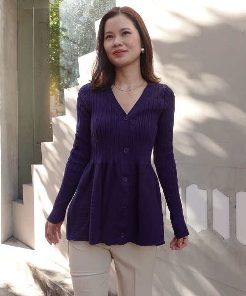 BPN イレヘム 裾 カーディガン BPN イレヘム 裾 カーディガン