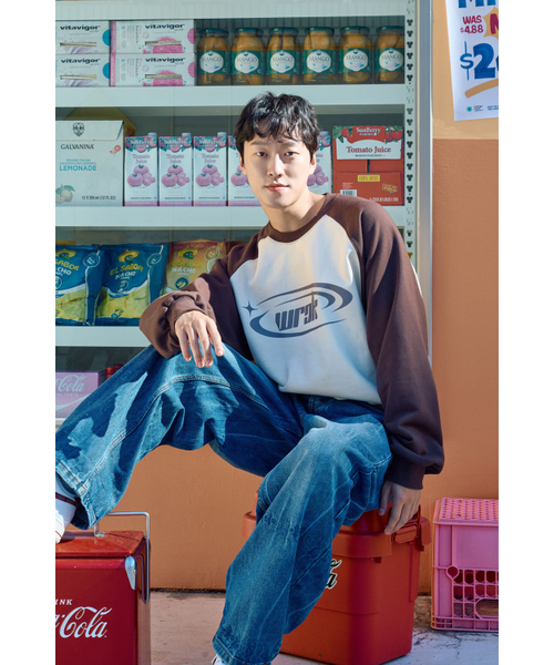 WILDROCK(ワイルドロック)の「ナグランオーバルロゴスウェット_ブラウン(スウェット・メンズ・その他・SMALL/LARGE)」の4枚目の写真