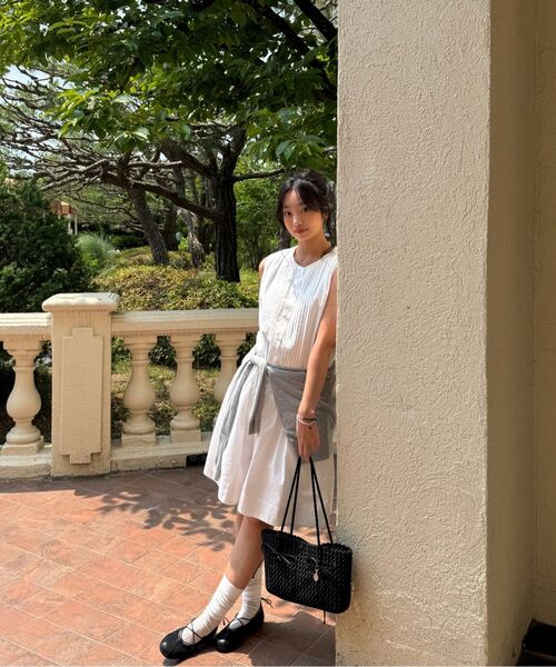 UNNOUT(アナウト)の「PINTUCK SHIRT DRESS BLUE(ワンピース・レディース・その他・FREE)」の6枚目の写真