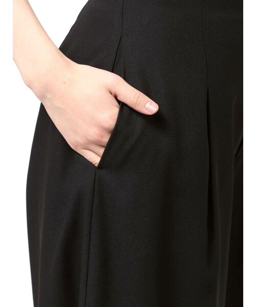 LAGUNAMOON(ラグナムーン)の「シンプルウエストデザインワイドパンツ 【夏服】 【セットアップ対応】(その他パンツ・レディース・ブラック/その他・MEDIUM/SMALL)」の8枚目の写真