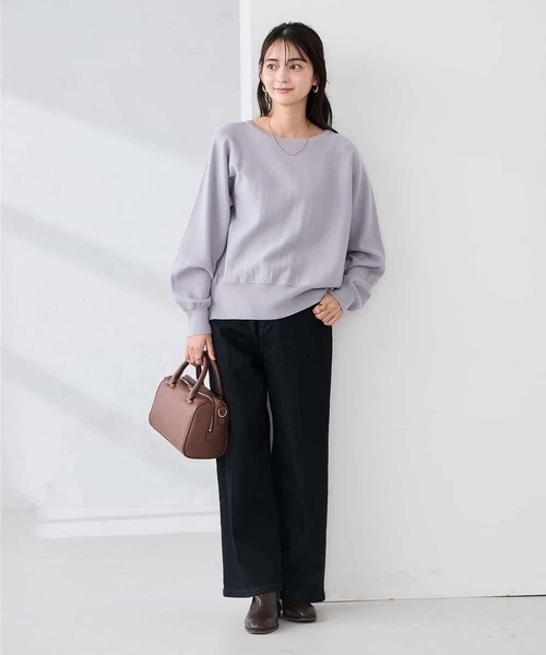 a.v.v(アーヴェヴェ)の「【2WAY】クルーネッククロップドカーディガン(カーディガン/ボレロ・レディース・クリーム/ブルー/オレンジ/ライラック・36/38/40)」の19枚目の写真