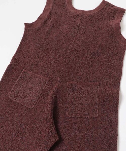 LAATO(ラート)の「jacquard all in one(サロペット/オーバーオール・レディース・ダークグレー/ライトブラウン・FREE/TALL)」の14枚目の写真