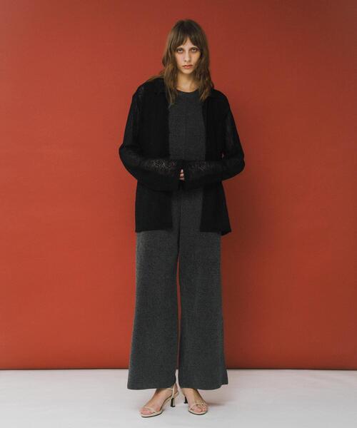 LAATO(ラート)の「jacquard all in one(サロペット/オーバーオール・レディース・ダークグレー/ライトブラウン・FREE/TALL)」の18枚目の写真