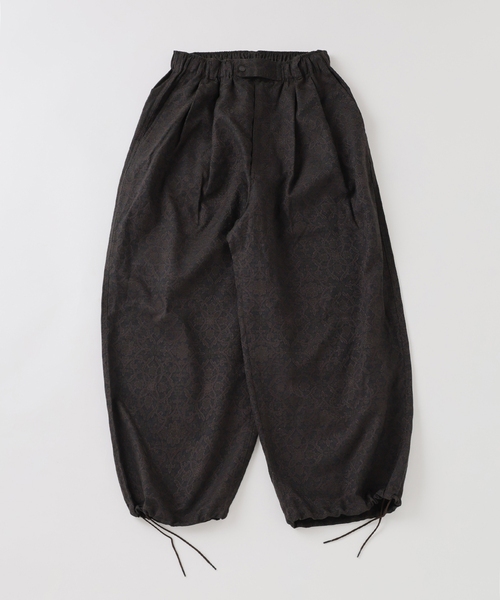 JOURNAL STANDARD J.S HOMESTEAD（ジャーナルスタンダードホームステッド）の「J.S.Homestead / アラベスク エア クルー パンツ（スラックス・メンズ・ブラック系その他/ライトグリーン/ベージュ・MEDIUM/LARGE）」の5枚目の写真