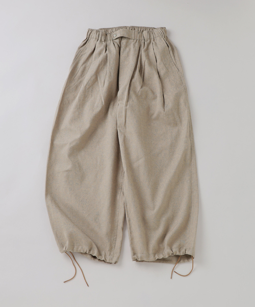 JOURNAL STANDARD J.S HOMESTEAD（ジャーナルスタンダードホームステッド）の「J.S.Homestead / アラベスク エア クルー パンツ（スラックス・メンズ・ブラック系その他/ライトグリーン/ベージュ・MEDIUM/LARGE）」の14枚目の写真