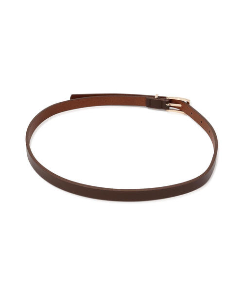 NATURAL BEAUTY BASIC（ナチュラルビューティーベーシック）の「ミニマルホールドベルト（ベルト・レディース・ブラック/ブラウン・FREE）」の7枚目の写真