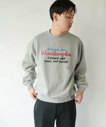 【 MARK GONZALES 】 アップル&エンジェル メッセージロゴ スウェット