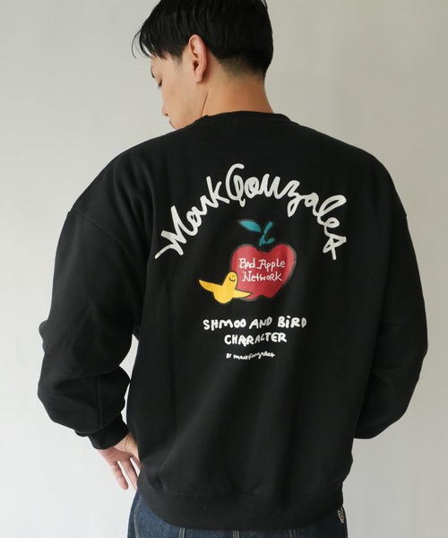 RiNc (リンク)の「【 MARK GONZALES 】 アップル&エンジェル メッセージロゴ スウェット(スウェット・メンズ・ホワイト/杢グレー/ブラック・L/M/XL)」の8枚目の写真