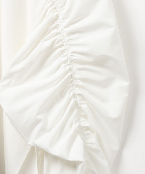 HEREIAM（ヘレイアム）の「【HEREIAM】ギャザーギャザーブラウス（シャツ/ブラウス・レディース・ライトブルー/ブラック/オフホワイト・FREE）」の9枚目の写真