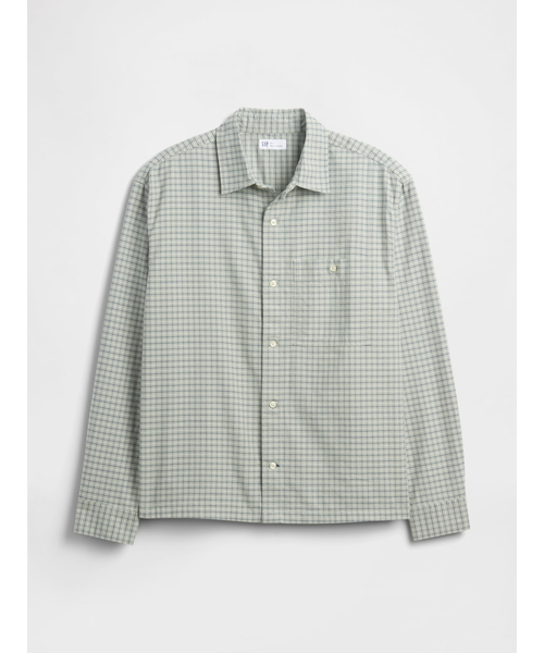 GAP（ギャップ）の「ボクシーフィット オックスフォードシャツ（シャツ/ブラウス・メンズ・ブラウン/ブルー/オリーブ・S/M/L/XL/XS）」の10枚目の写真