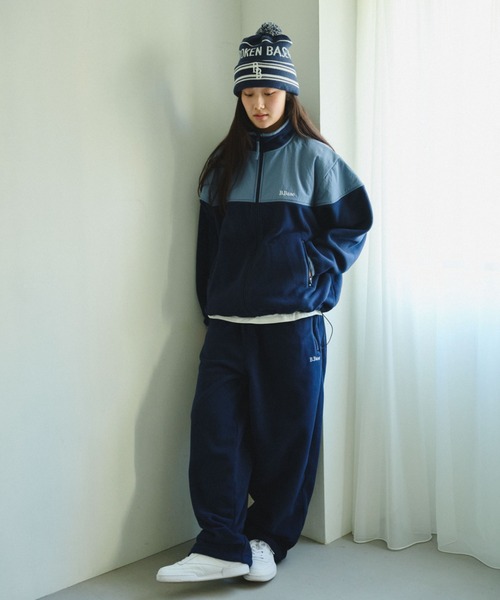 BROKEN BASE（ブロークンベース）の「ナイロン切り替えフリースパンツ（その他パンツ・メンズ・ブラック系1/ネイビー系1・SMALL/MEDIUM/LARGE）」の10枚目の写真