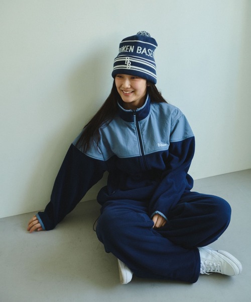 BROKEN BASE（ブロークンベース）の「ナイロン切り替えフリースパンツ（その他パンツ・メンズ・ブラック系1/ネイビー系1・SMALL/MEDIUM/LARGE）」の13枚目の写真