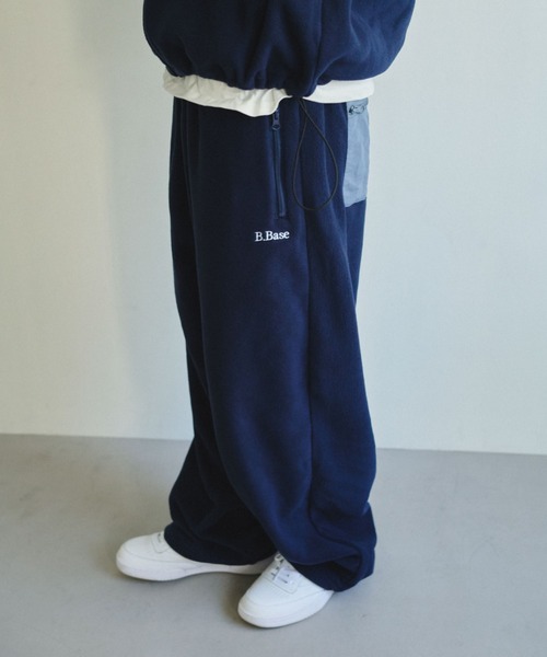 BROKEN BASE（ブロークンベース）の「ナイロン切り替えフリースパンツ（その他パンツ・メンズ・ブラック系1/ネイビー系1・SMALL/MEDIUM/LARGE）」の15枚目の写真