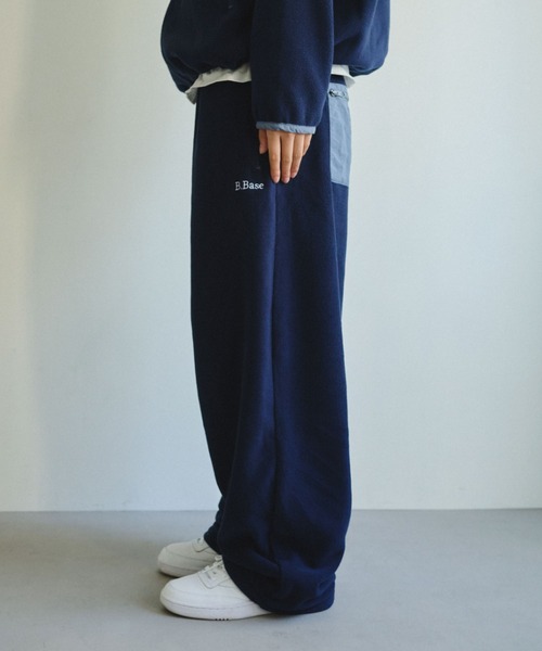 BROKEN BASE（ブロークンベース）の「ナイロン切り替えフリースパンツ（その他パンツ・メンズ・ブラック系1/ネイビー系1・SMALL/MEDIUM/LARGE）」の19枚目の写真