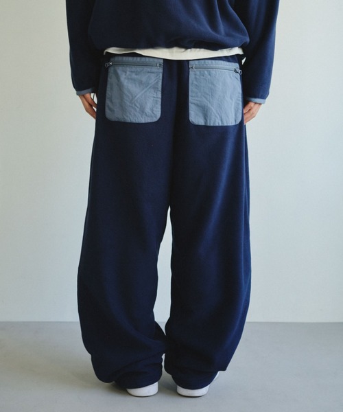 BROKEN BASE（ブロークンベース）の「ナイロン切り替えフリースパンツ（その他パンツ・メンズ・ブラック系1/ネイビー系1・SMALL/MEDIUM/LARGE）」の20枚目の写真