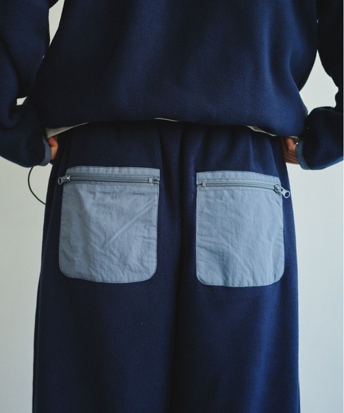 BROKEN BASE（ブロークンベース）の「ナイロン切り替えフリースパンツ（その他パンツ・メンズ・ブラック系1/ネイビー系1・SMALL/MEDIUM/LARGE）」の21枚目の写真