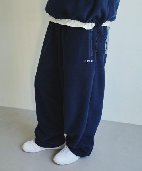 BROKEN BASE（ブロークンベース）の「ナイロン切り替えフリースパンツ（その他パンツ・メンズ・ブラック系1/ネイビー系1・SMALL/MEDIUM/LARGE）」の14枚目の写真