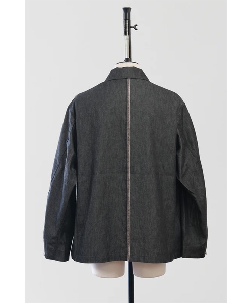 SHINYAKOZUKA（シンヤコヅカ）の「ORDINARY CITY COVERALL(ISSUE#8)（シャツ/ブラウス・メンズ・ダークインディゴブルー/ブラック・MEDIUM/SMALL）」の4枚目の写真
