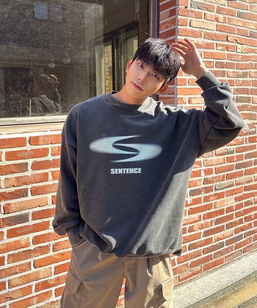 THE MILE(ザマイル)の「センテンス イッセンシャル スウェット マンツーマン OATMEAL(スウェット・メンズ・その他・S/M/L/XL)」の4枚目の写真
