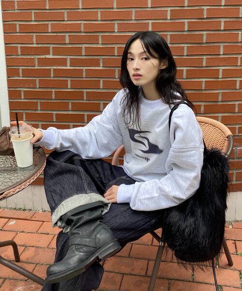 THE MILE(ザマイル)の「センテンス イッセンシャル スウェット マンツーマン OATMEAL(スウェット・メンズ・その他・S/M/L/XL)」の6枚目の写真