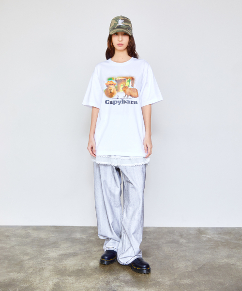 LMCの「CAPYBARA TEE white（Tシャツ/カットソー・レディース・その他・S/M/L/XL）」の2枚目の写真