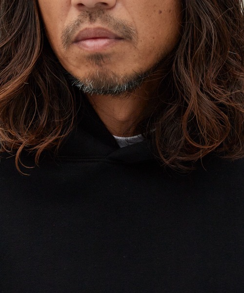 PLEASURES(プレジャー)の「PLEASURES/プレジャーズ ANGEL DEMON HOODIE ヘビーウェイト プルオーバーフーディー 2026年春夏(パーカー・メンズ・ブラック・M/L/XL)」の17枚目の写真