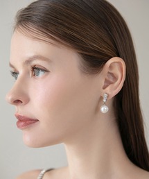 Leja（レジャ）の「【LEJA】パールビジュードロップピアス結婚式 パーティー 成人式 二次会 同窓会 お呼ばれ オケージョン 20代 30代（ピアス（両耳用））」