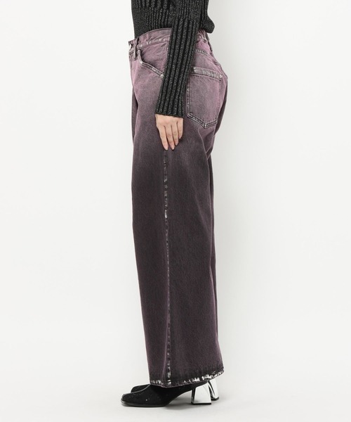 HARE（ハレ）の「ハクラインカコウデニムパンツ(HARE)（デニムパンツ・レディース・ブラック/パープル・FREE）」の18枚目の写真