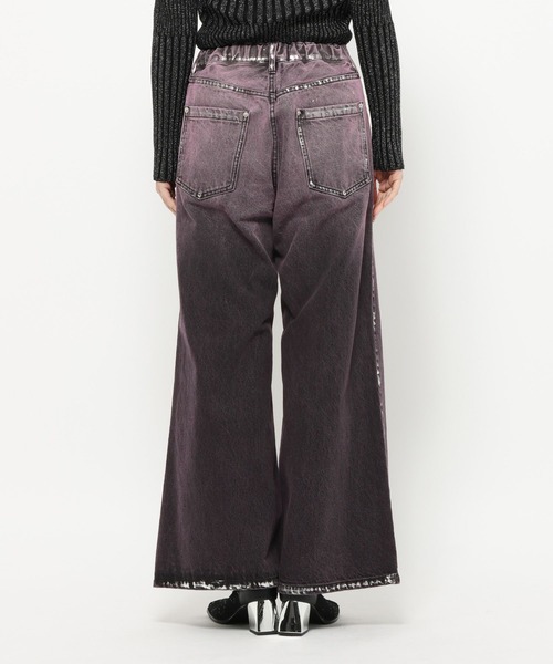 HARE（ハレ）の「ハクラインカコウデニムパンツ(HARE)（デニムパンツ・レディース・ブラック/パープル・FREE）」の19枚目の写真