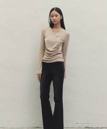 MAKE A TOAST（メイクアトースト）の「ケットブーツカットデニムパンツブラック MBDFPA003BK（デニムパンツ）」