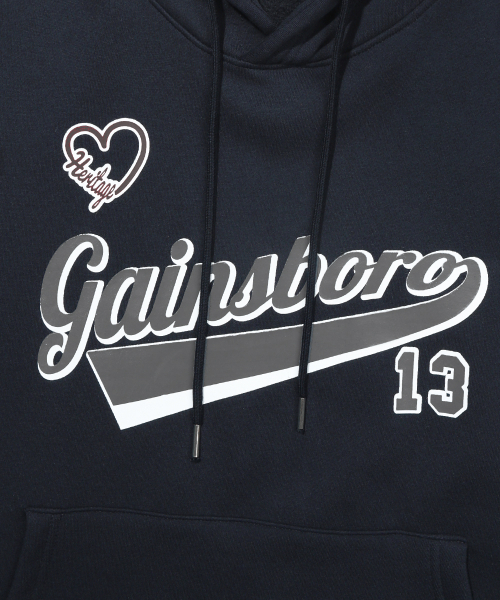 GAINSBORO（ゲインズボロ）の「LOVEチームロゴフードパーカー_ネイビー（パーカー・レディース・ネイビー・L/XL/S/M）」の4枚目の写真