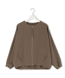 J.PRESS YORK STREET（ジェイプレスヨークストリート）の「【WOMEN】ジャージーライクツイル ドルマンブルゾン（ブルゾン）」