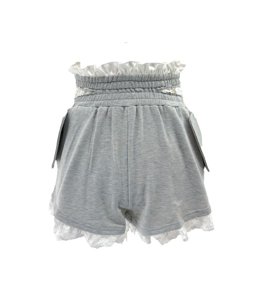 ALLuRing ChaRm(アリュリングチャーム)の「【ALLuRing ChaRm × melttxx_】lace dolly pants(スウェットパンツ・レディース・グレー・M/S)」の10枚目の写真
