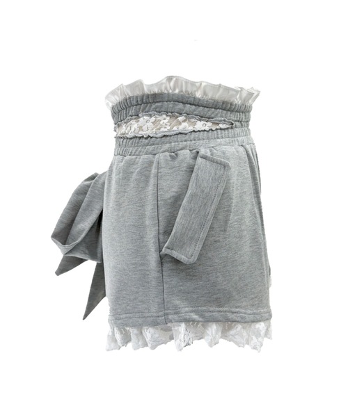ALLuRing ChaRm(アリュリングチャーム)の「【ALLuRing ChaRm × melttxx_】lace dolly pants(スウェットパンツ・レディース・グレー・M/S)」の11枚目の写真