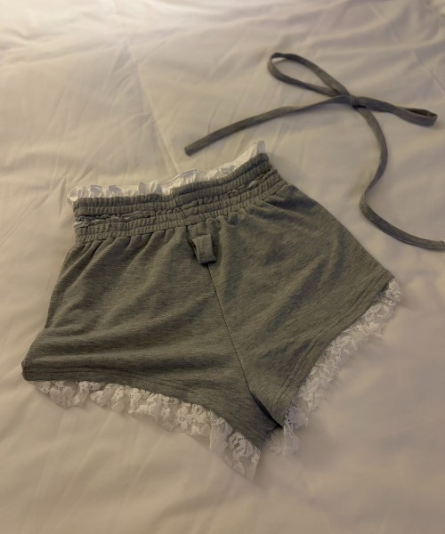 ALLuRing ChaRm(アリュリングチャーム)の「【ALLuRing ChaRm × melttxx_】lace dolly pants(スウェットパンツ・レディース・グレー・M/S)」の14枚目の写真