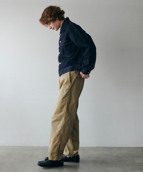 MAISON CLUB(メゾンクラブ)の「【MAISON CLUB】Boxy fit Denim Jacket / ボクシーフィットデニムジャケット ショート丈 クロップド丈(デニムジャケット・メンズ・ブラック/ブルー/ネイビー/グレー・M/L)」の15枚目の写真