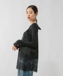 GLOBAL WORK | サテンレースキャミ/642681(キャミソール)