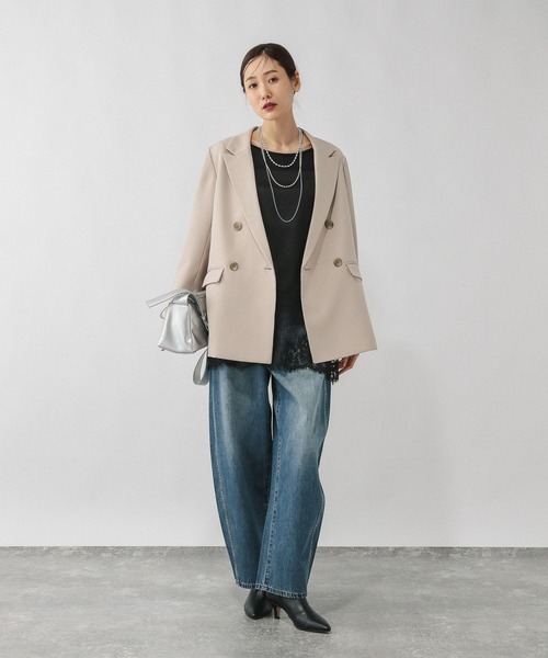 GLOBAL WORK（グローバルワーク）の「サテンレースキャミ/642681（キャミソール・レディース・ホワイト・LARGE）」の7枚目の写真