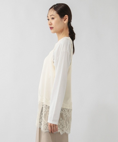 GLOBAL WORK（グローバルワーク）の「サテンレースキャミ/642681（キャミソール・レディース・ホワイト・LARGE）」の13枚目の写真