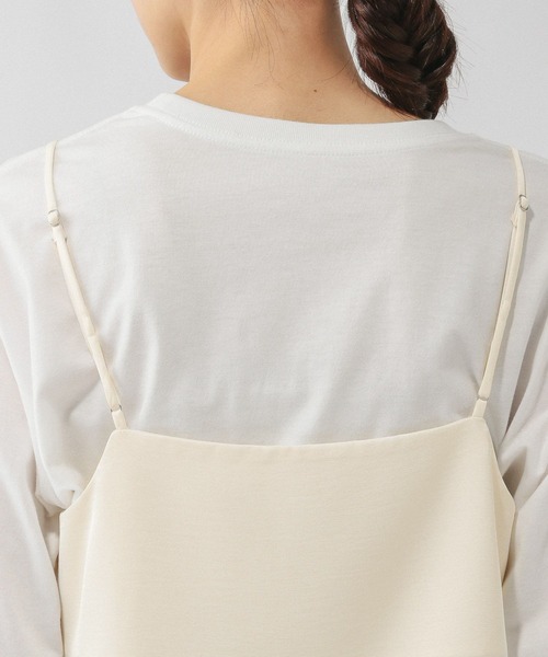 GLOBAL WORK（グローバルワーク）の「サテンレースキャミ/642681（キャミソール・レディース・ホワイト・LARGE）」の16枚目の写真