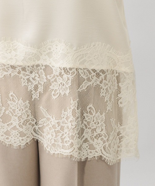 GLOBAL WORK（グローバルワーク）の「サテンレースキャミ/642681（キャミソール・レディース・ホワイト・LARGE）」の19枚目の写真
