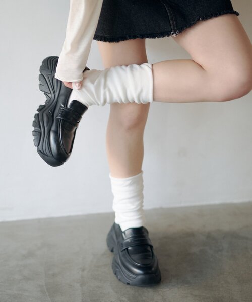 Kastane(カスタネ)の「チャンクスニーカーローファー(ローファー・レディース・ブラック/サンドベージュ・36/38/37)」の16枚目の写真