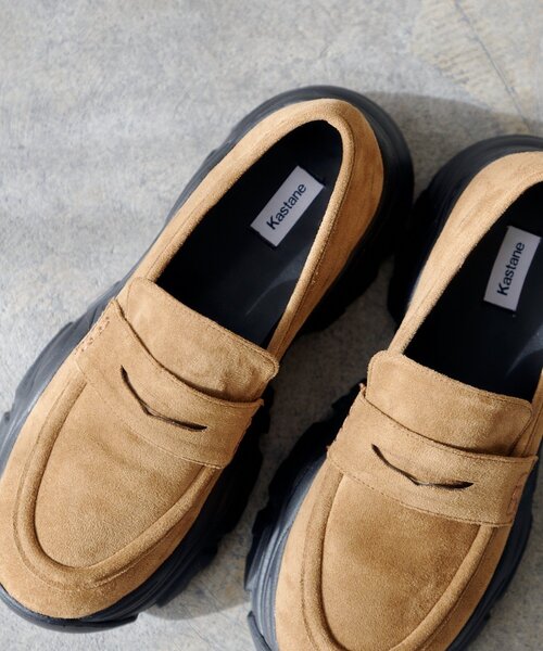 Kastane(カスタネ)の「チャンクスニーカーローファー(ローファー・レディース・ブラック/サンドベージュ・36/38/37)」の19枚目の写真
