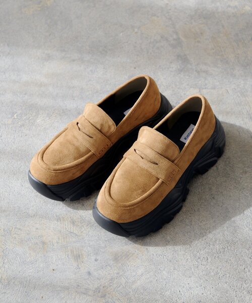 Kastane(カスタネ)の「チャンクスニーカーローファー(ローファー・レディース・ブラック/サンドベージュ・36/38/37)」の20枚目の写真