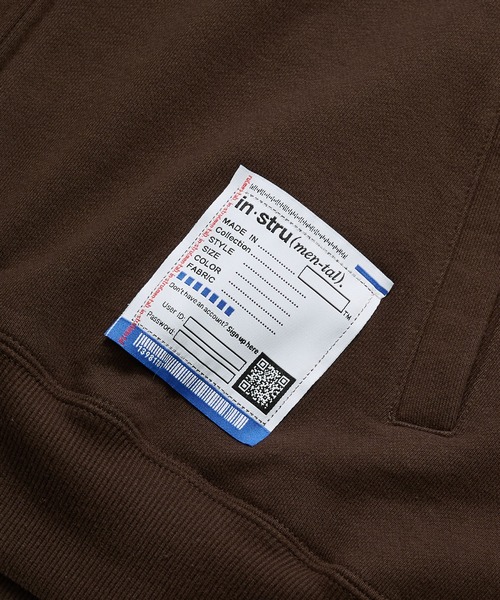 In・stru(men-tal).(インストルメンタル)の「【MIHARAYASUHIRO/ミハラヤスヒロ】HEAVY WEIGHT FRENCH TERRY ZIP PARKA【定番】/ in・stru(men-tal).(パーカー・メンズ・ブラウン/ブラック・46/44)」の18枚目の写真
