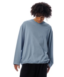 Roughly Cotton Knit Slit Top / ザックリスリット入りコットンニット