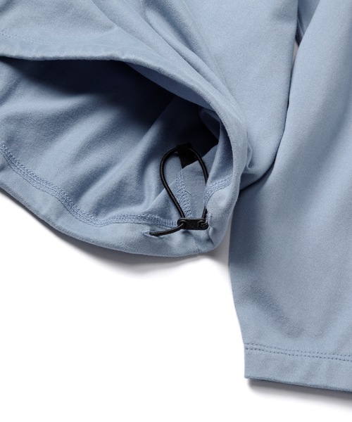 Sandinista（サンディニスタ）の「Gentle L-S Tee / 上質表起毛長袖Tシャツ（Tシャツ/カットソー・メンズ・チャコール/ブルー系その他/ブラック・SMALL/MEDIUM/LARGE）」の5枚目の写真