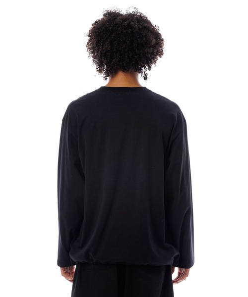 Sandinista（サンディニスタ）の「Gentle L-S Tee / 上質表起毛長袖Tシャツ（Tシャツ/カットソー・メンズ・チャコール/ブルー系その他/ブラック・SMALL/MEDIUM/LARGE）」の8枚目の写真