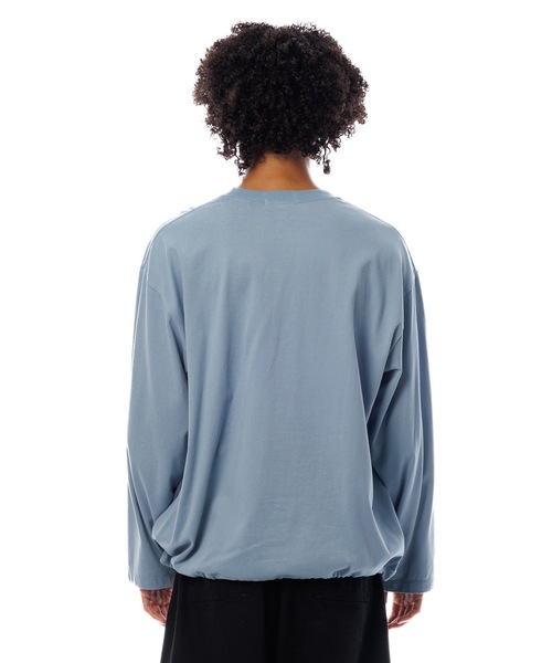 Sandinista（サンディニスタ）の「Gentle L-S Tee / 上質表起毛長袖Tシャツ（Tシャツ/カットソー・メンズ・チャコール/ブルー系その他/ブラック・SMALL/MEDIUM/LARGE）」の14枚目の写真